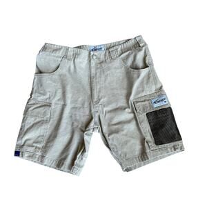 Vintage 90s Focus Cargo Shorts Mesh Pocket Mens 32